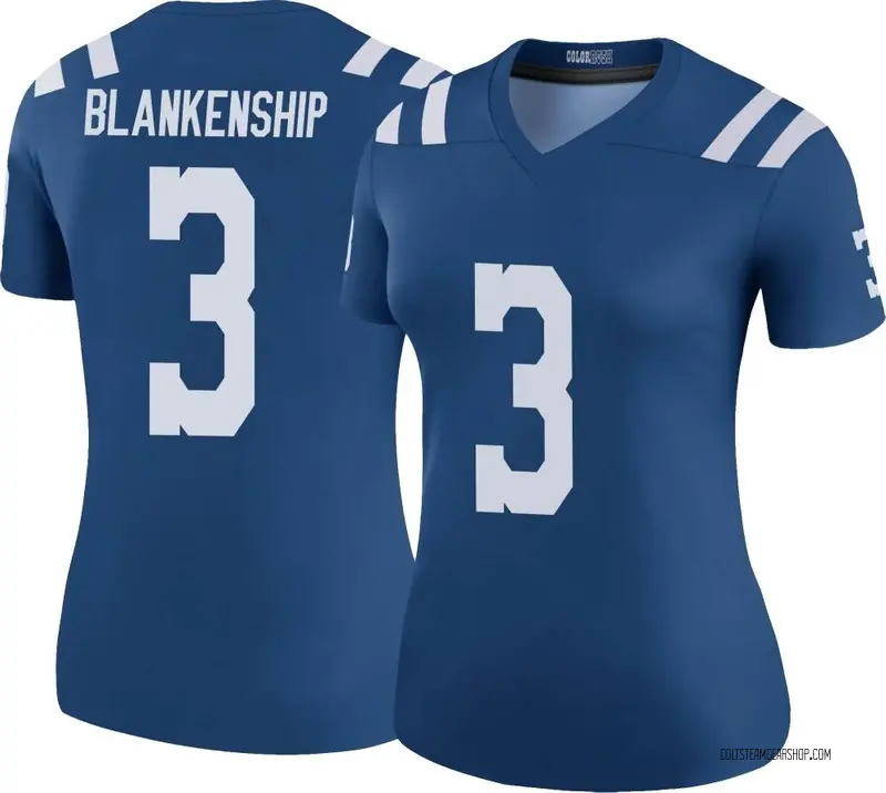 Legend Women S Rodrigo Blankenship Indianapolis Colts Nike Color Rush Jersey Royal